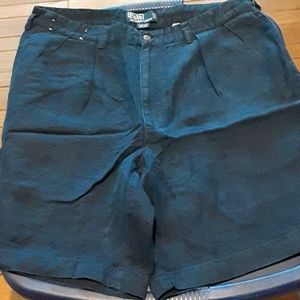 Mens Polo shorts, size 35, Linen